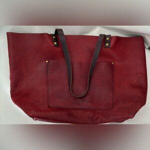 🦄SANGRIA!🦄 Portland Leather Goods Oversized Classic Tote